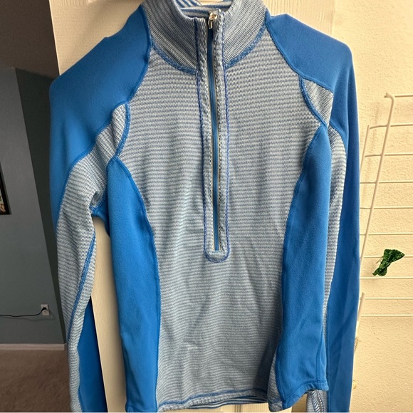 Lululemon Athletica Blue and Light Blue Sweatshirt - Picture 3 of 3
